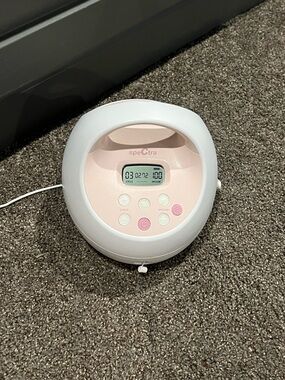 Spectra S2 Plus Double Electric Breast Pump in Pink with Adapter